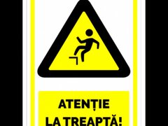 Semn pentru atentie la treapta